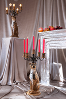 Art Deco Candle Holder | Bold Monkey Proudly Crowned Panther | Dutchfurniture.com