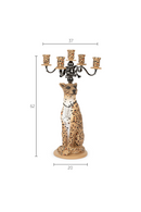 Art Deco Candle Holder | Bold Monkey Proudly Crowned Panther | Dutchfurniture.com