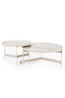 White Modern Coffee Table Set (2) | By-Boo Sib | Dutchfurniture.com