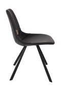 Leather Upholstered Dining Chairs (2) | Dutchbone Franky | Dutchfurniture.com
