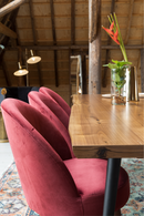Red Velvet Dining Chairs (2) | Dutchbone Barbara | DutchFurniture.com