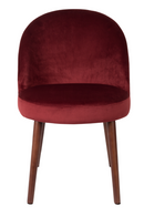Red Velvet Dining Chairs (2) | Dutchbone Barbara | DutchFurniture.com