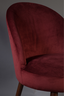Red Velvet Dining Chairs (2) | Dutchbone Barbara | DutchFurniture.com