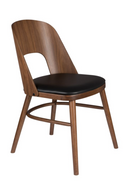 Mid-Modern Wooden Dining Chairs (2) | Dutchbone Talika | Dutchfurniture.com
