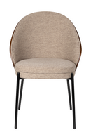 Beige Fabric Dining Chairs (2) | Dutchbone Rodin | Dutchfurniture.com