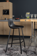Vintage Leather Bar Stools (2) | Dutchbone Franky | Oroatrade.com