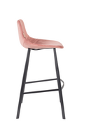 Velvet Upholstered Bar Stools (2) | Dutchbone Franky | Dutchfurniture.com
