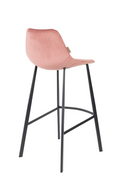 Velvet Upholstered Bar Stools (2) | Dutchbone Franky | Dutchfurniture.com