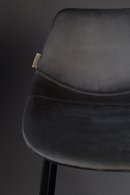Velvet Upholstered Bar Stools (2) | Dutchbone Franky | Dutchfurniture.com