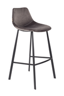 Velvet Upholstered Bar Stools (2) | Dutchbone Franky | Dutchfurniture.com