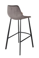 Velvet Upholstered Bar Stools (2) | Dutchbone Franky | Dutchfurniture.com