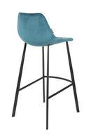 Velvet Upholstered Bar Stools (2) | Dutchbone Franky | Dutchfurniture.com