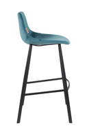 Velvet Upholstered Bar Stools (2) | Dutchbone Franky | Dutchfurniture.com