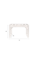 Mango Wood Slatted Bench | Dutchbone Jakub | Dutchfurniture.com