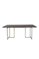 Vintage Brass Dining Table M | Dutchbone Class | DutchFurniture.com