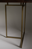 Vintage Brass Dining Table M | Dutchbone Class | DutchFurniture.com