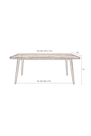 Walnut Rectangular Dining Table S | Dutchbone Alagon | DutchFurniture.com