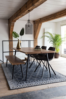 Walnut Rectangular Dining Table XL | Dutchbone Alagon | DutchFurniture.com