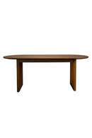 Oval Oak Adjustable Dining Table | Dutchbone Barlet | Dutchfurniture.com