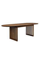 Oval Oak Adjustable Dining Table | Dutchbone Barlet | Dutchfurniture.com