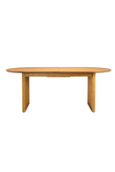 Oval Oak Adjustable Dining Table | Dutchbone Barlet | Dutchfurniture.com