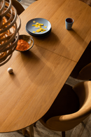 Oval Oak Adjustable Dining Table | Dutchbone Barlet | Dutchfurniture.com