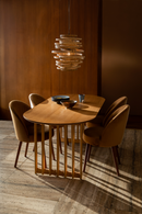 Oval Oak Adjustable Dining Table | Dutchbone Barlet | Dutchfurniture.com