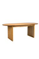 Oval Oak Adjustable Dining Table | Dutchbone Barlet | Dutchfurniture.com
