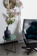 Green Round Marble End Table | Dutchbone Emerald | DutchFurniture.com