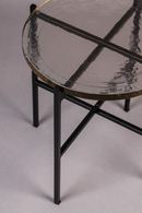 Casted Glass Side Table | Dutchbone Vidrio | Dutchfurniture.com