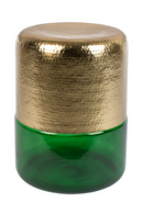Tinted Glass Base Side Table | Dutchbone Cave | Dutchfurniture.com
