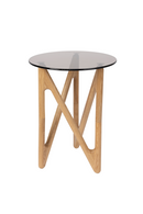Round Glass Retro Side Table | Dutchbone Naia | Dutchfurniture.com