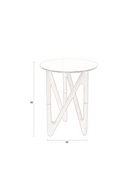 Round Glass Retro Side Table | Dutchbone Naia | Dutchfurniture.com