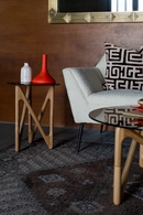 Round Glass Retro Side Table | Dutchbone Naia | Dutchfurniture.com