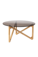 Round Glass Retro Coffee Table | Dutchbone Naia | Dutchfurniture.com