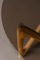 Round Glass Retro Coffee Table | Dutchbone Naia | Dutchfurniture.com