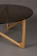 Round Glass Retro Coffee Table | Dutchbone Naia | Dutchfurniture.com