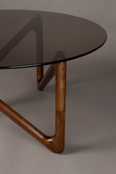 Round Glass Retro Coffee Table | Dutchbone Naia | Dutchfurniture.com