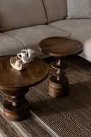 Round Wooden Coffee Table | Dutchbone Cath Dutchfurniture.com