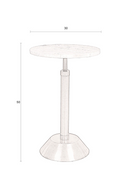 Gold Pedestal Side Table | Dutchbone Sana | Dutchfurniture.com