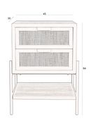 Rattan Bedside Table | Dutchbone Yasu | Dutchfurniture.com