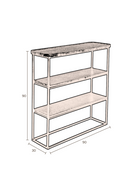 Black Console Table with Shelves | Dutchbone Winston | Dutchfurniture.com