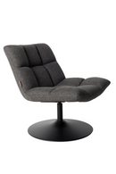 Dark Gray Pedestal Accent Chair | Dutchbone Bar | Dutchfurniture.com