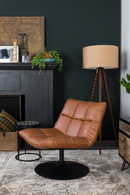 Brown Pedestal Accent Chair | Dutchbone Bar | Dutchfurniture.com