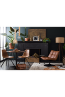 Brown Pedestal Accent Chair | Dutchbone Bar | Dutchfurniture.com