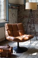 Brown Pedestal Accent Chair | Dutchbone Bar | Dutchfurniture.com