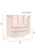 Green Velvet Accent Chair | Dutchbone Flower | Dutchfurniture.com