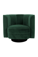 Green Velvet Accent Chair | Dutchbone Flower |  Dutchfurniture.com