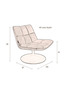 Green Pedestal Accent Chair | Dutchbone Bar | Dutchfurniture.com