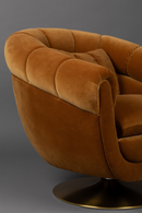 Camel Swivel Lounge Chair | Dutchbone Member | Dutchfurniture.com